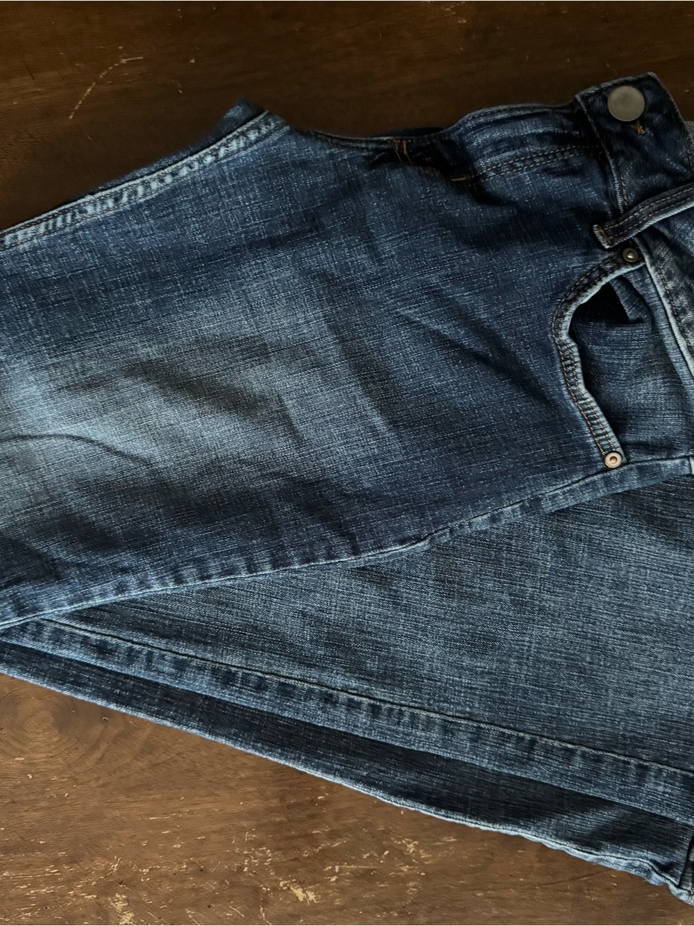 Wrangler Boot Cut Dark Wash Jeans Size 7x32